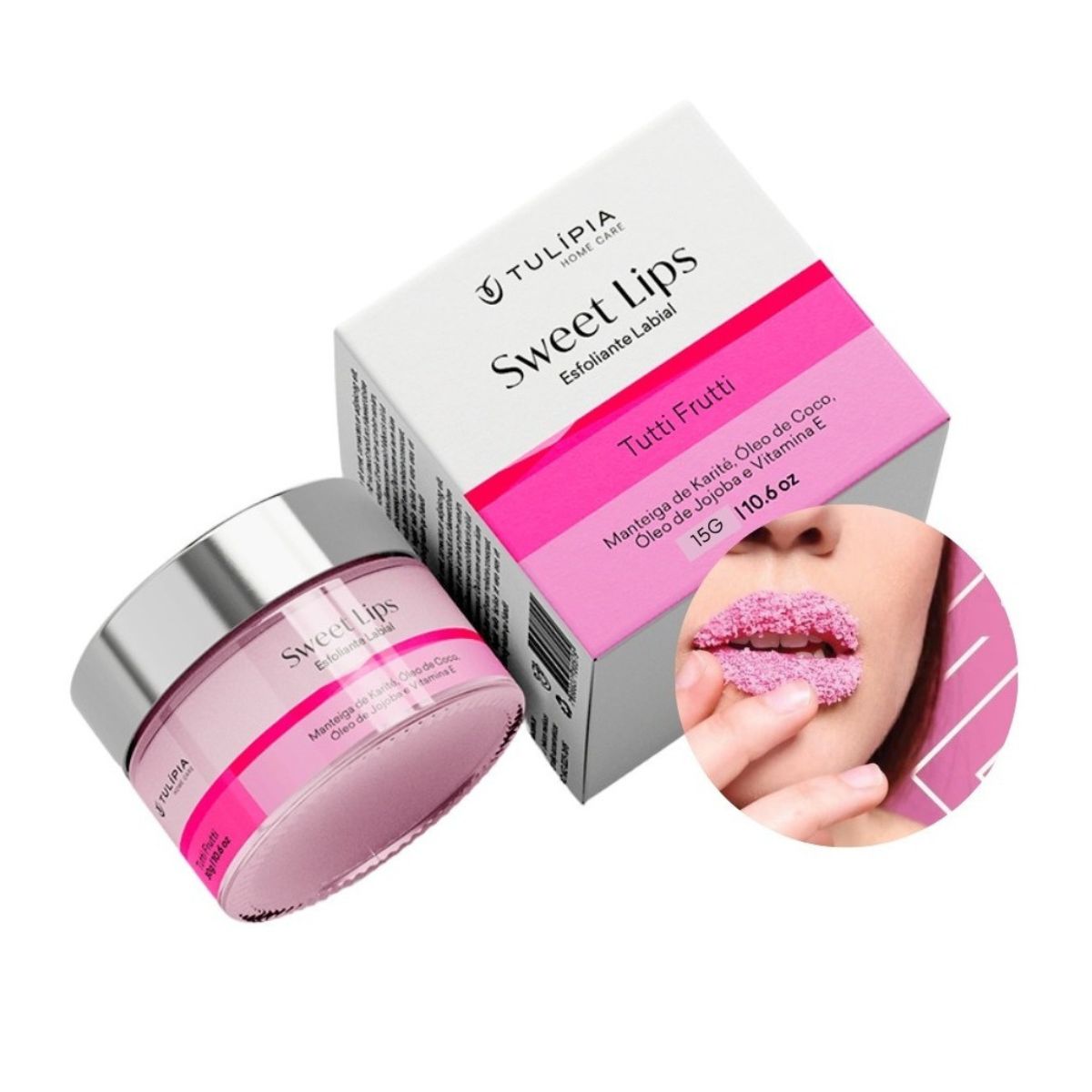 Kit Sweet Lips Gloss Esfoliante e Espuma Labial Baby Lips Hidragloss Lévesque Tutti Frutti