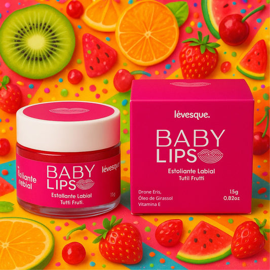 Esfoliante Rejuvenescimento Labial Baby Lips Tuti Fruti LEVESQUE