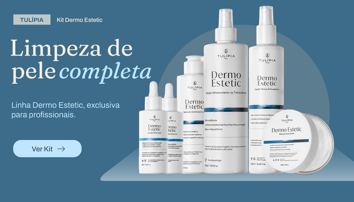 Linha Dermo Estetic para Limpeza de pele
