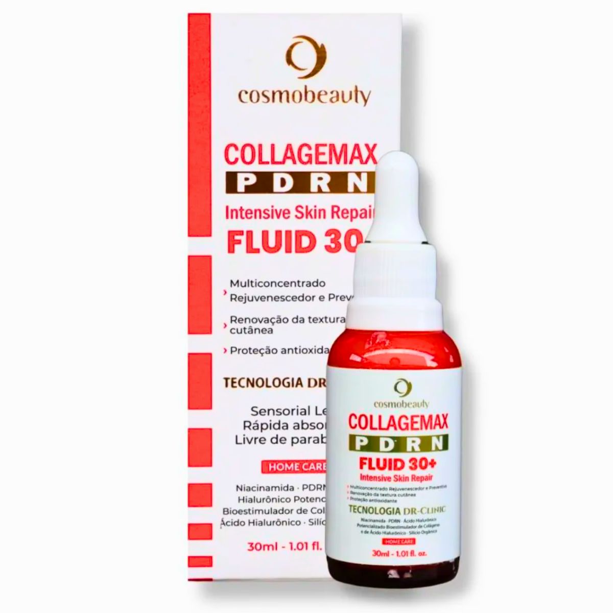 Fluido Anti Idade Collagemax PDRN 30 Cosmobeauty 30ml