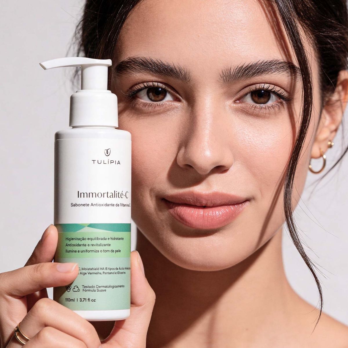 Kit Vitamina C Tulipia Sabonete Sérum Clareador Immortalite
