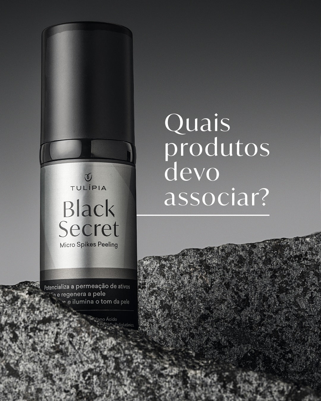 Peeling Facial Black Secret Micro Spikes Tulipia