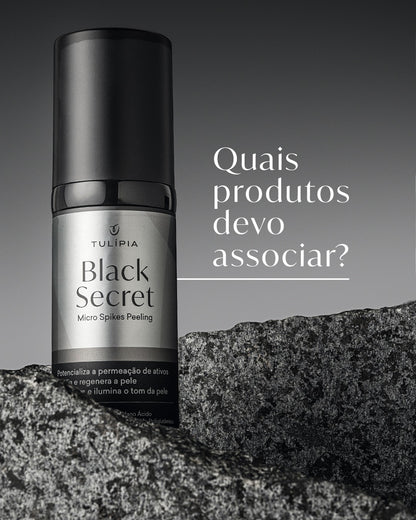 Peeling Facial Black Secret Micro Spikes Tulipia