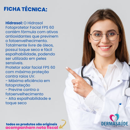 Kit Pós Tatuagem Queimaduras Hidratante c/ Bloqueador Solar