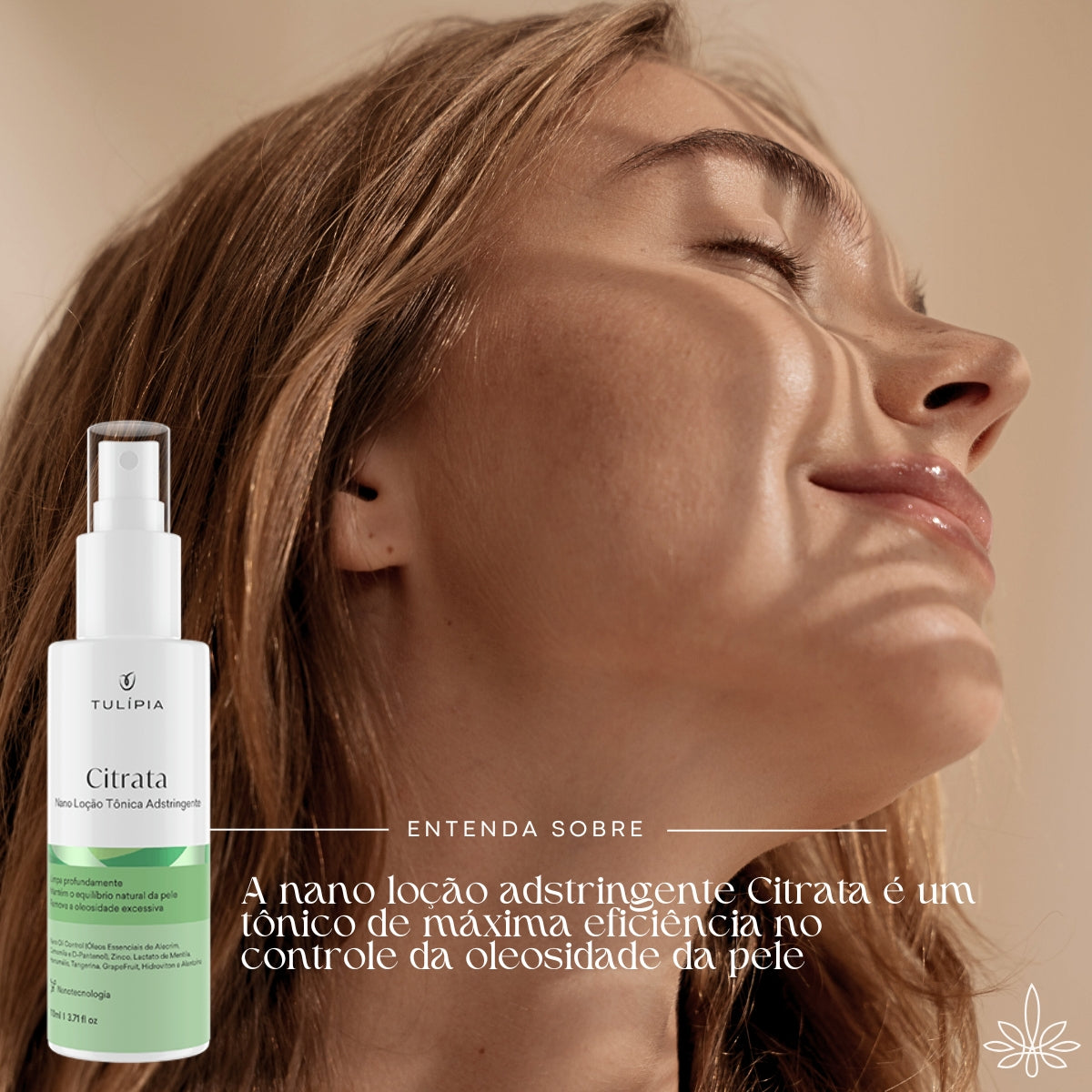 Kit Facial Sabonete e Tônica Citrata Pele Oleosa Tulipia