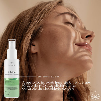 Kit Facial Sabonete e Tônica Citrata Pele Oleosa Tulipia