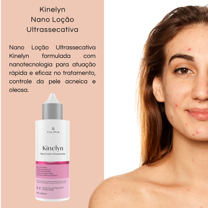Kit Facial Sabonete e Loção Kinelyn Seborregulador Tulipia