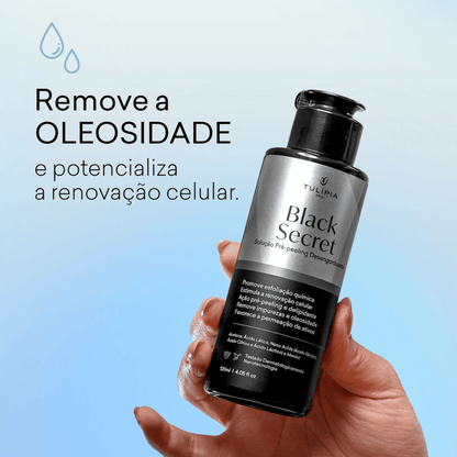 Black Secret Solução Pré-Peeling Desengordurante 120ML