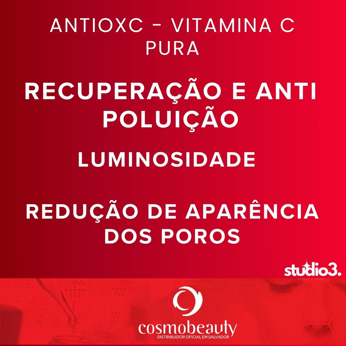 Filtro Solar Facial Antioxidante - Cosmobeauty Antiox FPS 90