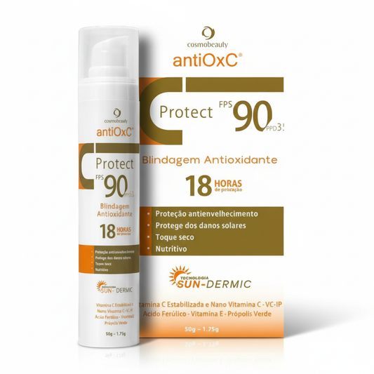 Filtro Solar Facial Antioxidante - Cosmobeauty Antiox FPS 90
