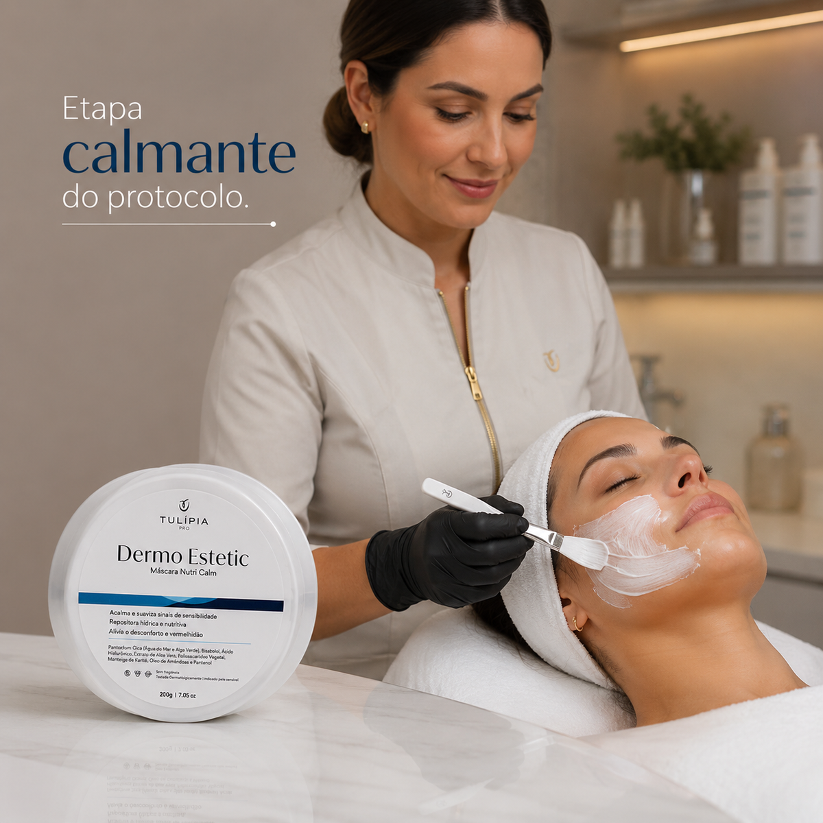 DERMO ESTETIC MASCARA NUTRI CALM 200MG
