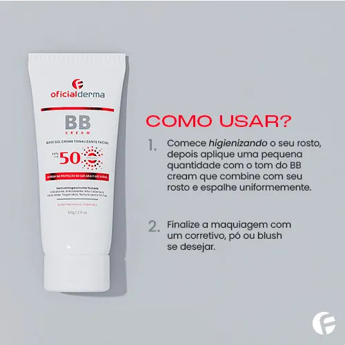Protetor Solar Com Base Arago Oficial Farma BBCream Fps50 Chocolate 60g