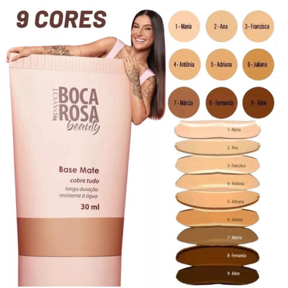 Boca Rosa Payot Base Mate Liquida Cobre Tudo Líquida 30ML