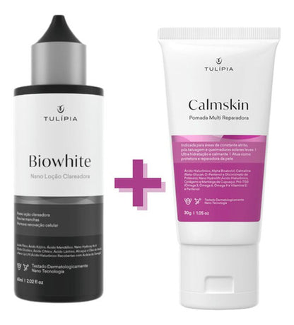 Kit Clareador de Melasma e Secador de Espinhas - Tulipia