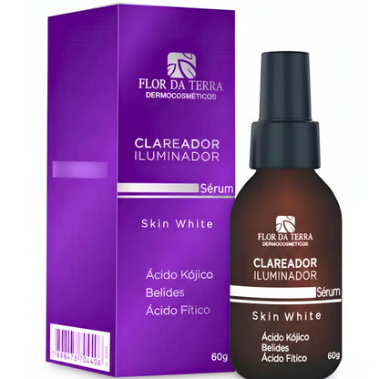 Sérum Skin White Flor Da Terra Uniformizador Tom E Manchas