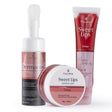 Kit Labial Hidragloss Espuma Esfoliante Gloss Tulípia Cereja