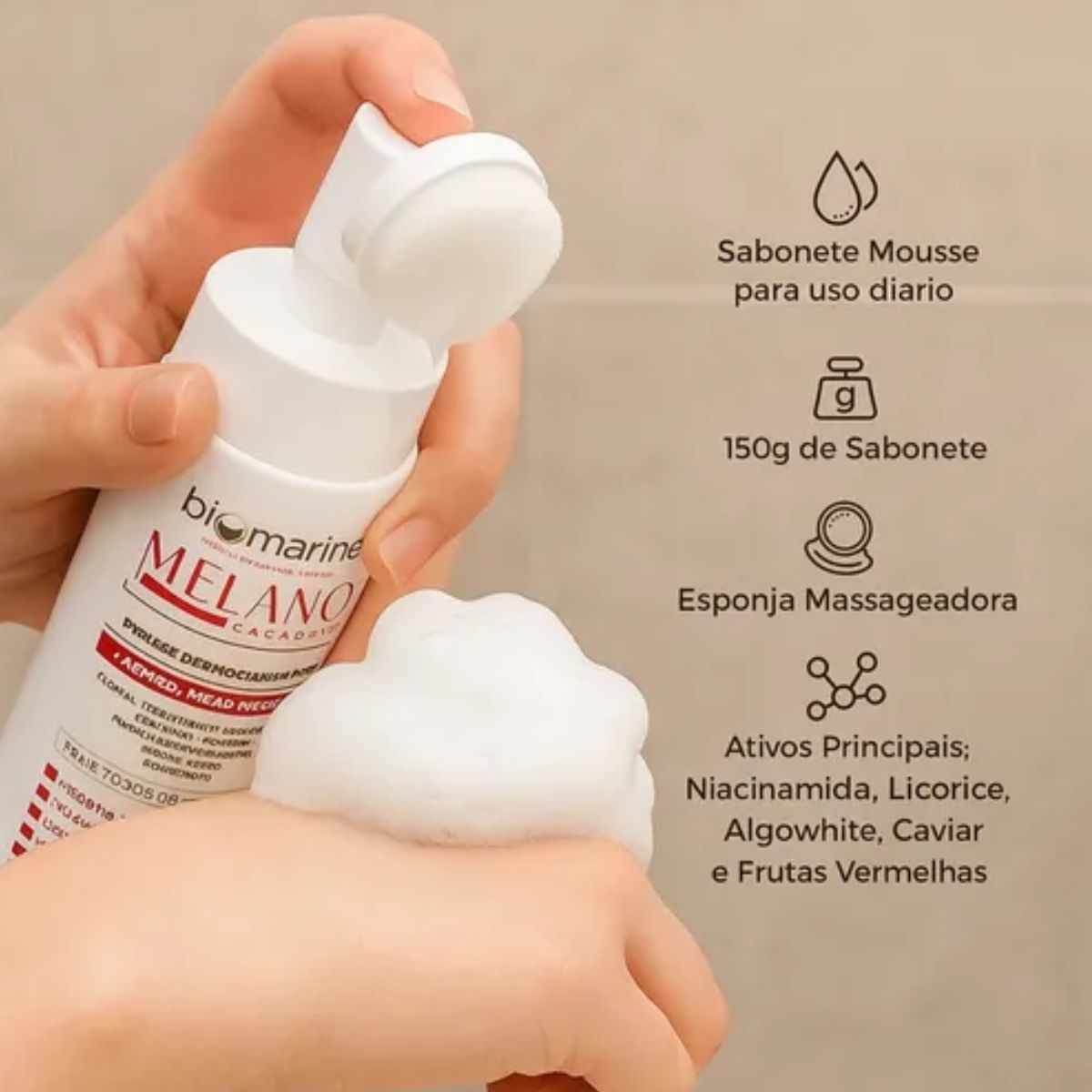 Sabonete Facial Melasma Melano Cleanser  Limpeza Oleosidade