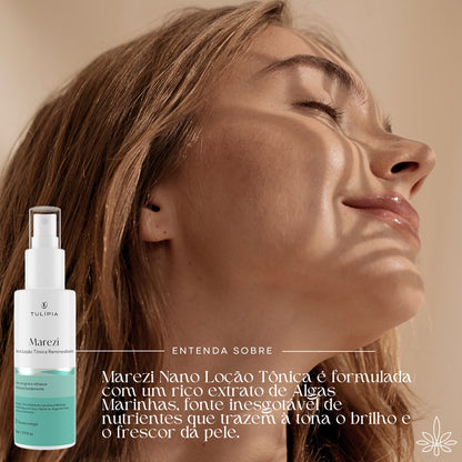 Kit Facial Marezi Hidratante Sabonete e Loção Tônica Tulipia