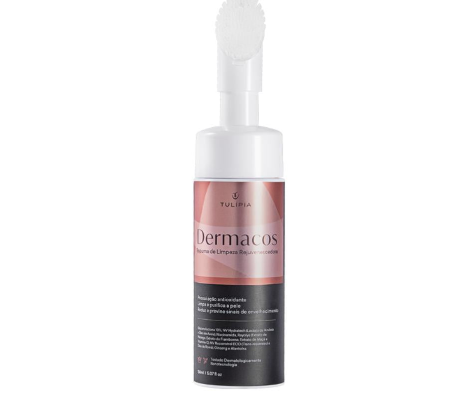 Dermacos Sabonete Mousse Rejuvenescedor Hidratante Tulipia