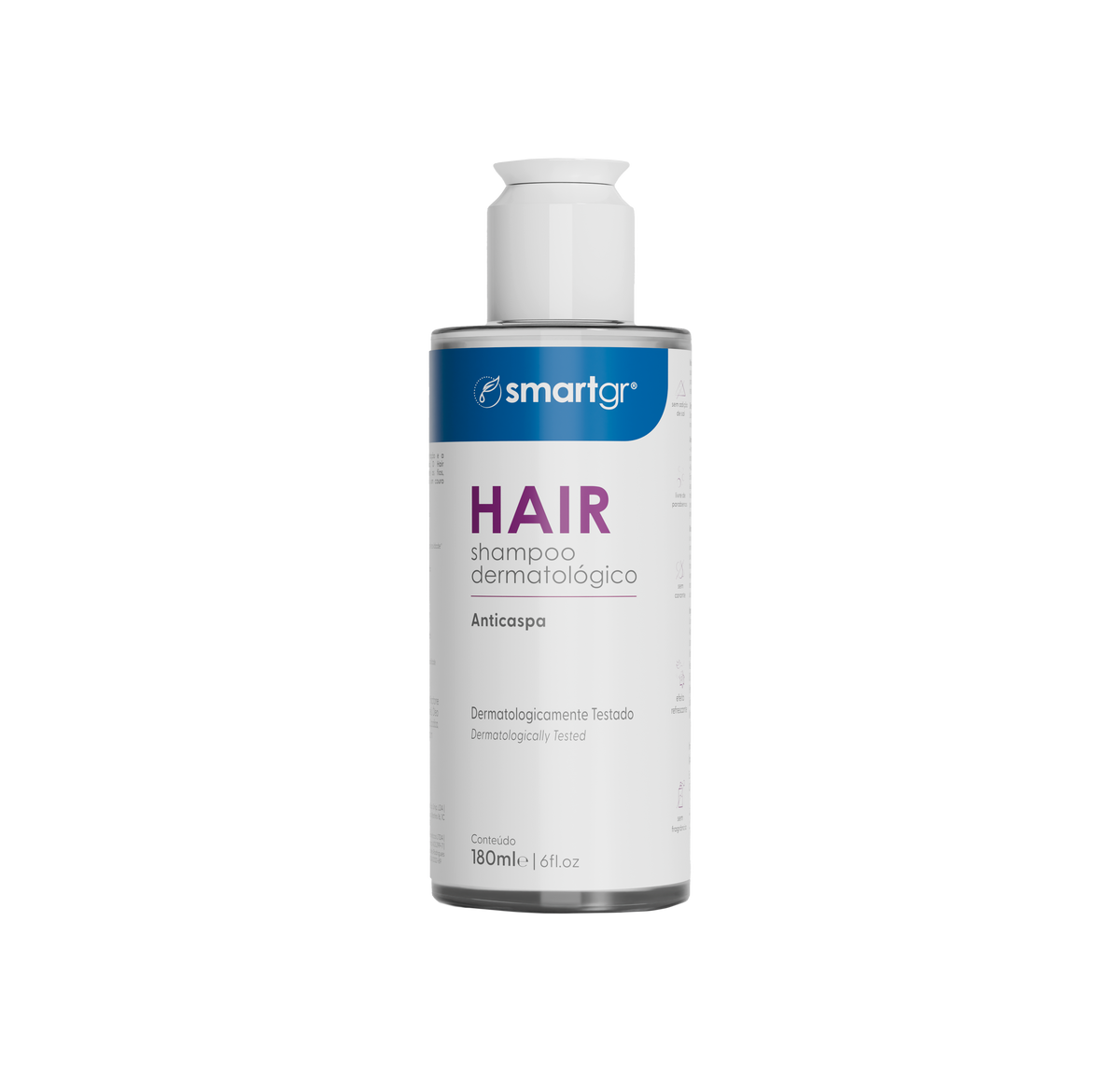 Shampoo Anticaspa Oleosidade Coceira Crescimento Smart GR
