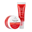 Kit Gloss e Esfoliante Labial Cereja Sweet Lips Tulipia