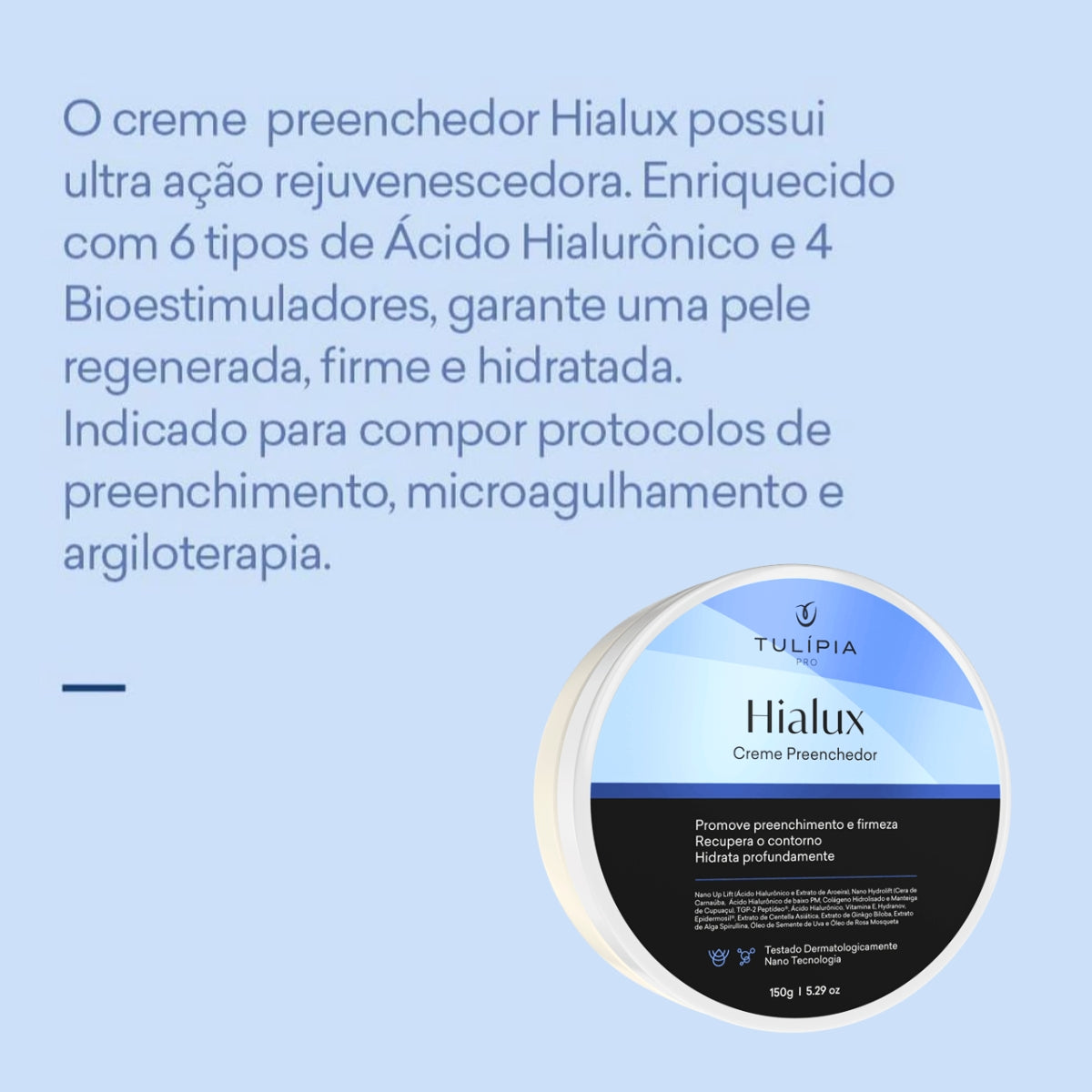 Kit Facial Sabonete Clareador e Creme Preenchedor Hialux