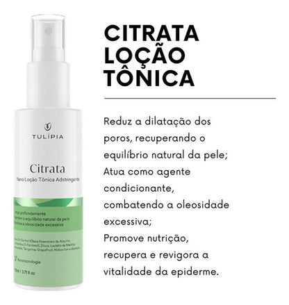 Kit Tulipia Peles Oleosas - Loção, Sabonete, Sérum, Protetor